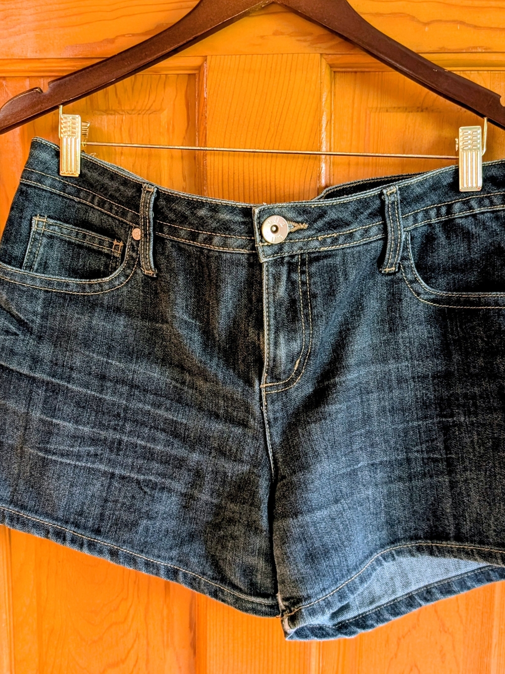a.n.a Dark Wash Denim Jean Shorts